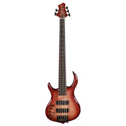  M7+ A5L/BRS Sire Basses M7 2nd Gen Series Marcus Miller lefty alder + solid maple 5-string bass guitar brown