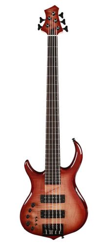 M7+ A5L/BRS Sire Basses M7 2nd Gen Series Marcus Miller lefty alder + solid maple 5-string bass guitar brown