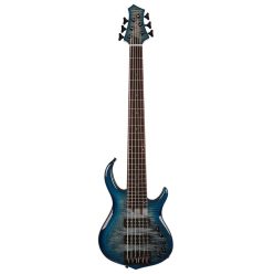   M7+ A6/TBL Sire Basses M7 2nd Gen Series Marcus Miller alder + solid maple 6-string bass guitar transparent blue