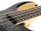 M7+ S4/TBK Sire Basses M7 2nd Gen Series Marcus Miller swamp ash + solid maple 4-string bass guitar transparent black