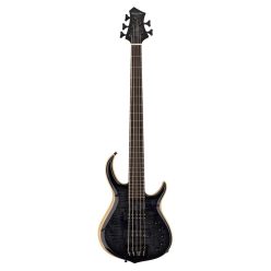   M7+ S5/TBK Sire Basses M7 2nd Gen Series Marcus Miller swamp ash + solid maple 5-string bass guitar transparent black