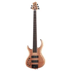   M7+ S5L/NT Sire Basses M7 2nd Gen Series Marcus Miller lefty swamp ash + solid maple 5-string bass guitar natural
