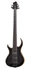 M7+ S5L/TBK Sire Basses M7 2nd Gen Series Marcus Miller lefty swamp ash + solid maple 5-string bass guitar transparent black