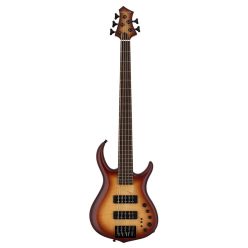   M7A5/BRS Sire Basses M7 Series Marcus Miller alder + solid maple 5-string bass guitar brown