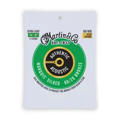   MA180S Martin Marquis Silked string set 12-string 80/20 bronze, extra light 010-010 014-014 023-010 030-012 039-018 047-027