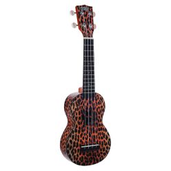 MA1CH Mahalo Art Series soprano ukulele CHEETAH, with bag