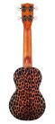 MA1CH Mahalo Art Series soprano ukulele CHEETAH, with bag