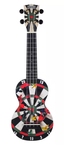 MA1DR Mahalo Art Series soprano ukulele DARTS, with bag