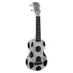 MA1FB Mahalo Art Series soprano ukulele FOOTBALL, with bag