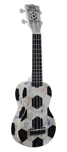 MA1FB Mahalo Art Series soprano ukulele FOOTBALL, with bag