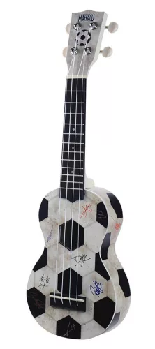 MA1FB Mahalo Art Series soprano ukulele FOOTBALL, with bag