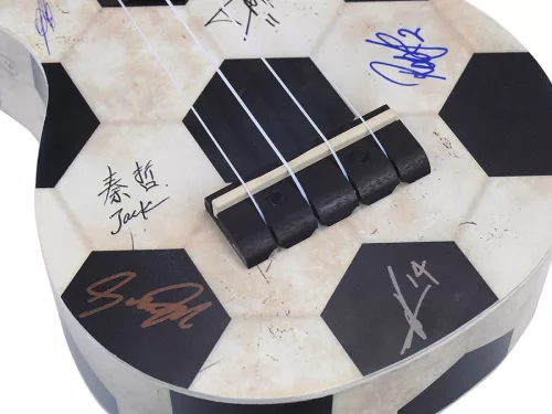 MA1FB Mahalo Art Series soprano ukulele FOOTBALL, with bag