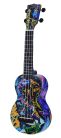 MA1GR Mahalo Art Series soprano ukulele GRAFITI, with bag