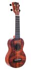 MA1KA Mahalo Artist Elite Series soprano ukulele PHOTO FLAME KOA, with bag