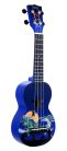 MA1NJ Mahalo Art Series soprano ukulele NINJA, with bag