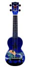 MA1NJ Mahalo Art Series soprano ukulele NINJA, with bag