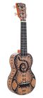 MA1PY Mahalo Art Series soprano ukulele PYTHON, with bag