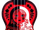 MA1RD Mahalo Art Series soprano ukulele RUSSIAN DOLL, with bag