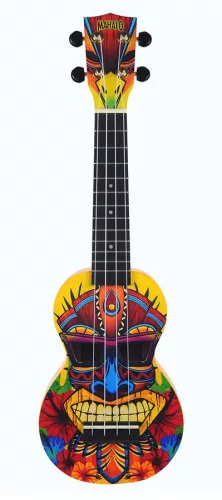 MA1TK Mahalo Art Series soprano ukulele TIKI, with bag