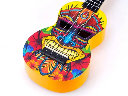 MA1TK Mahalo Art Series soprano ukulele TIKI, with bag