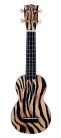 MA1ZE Mahalo Art Series soprano ukulele ZEBRA, with bag