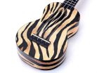 MA1ZE Mahalo Art Series soprano ukulele ZEBRA, with bag