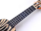 MA1ZE Mahalo Art Series soprano ukulele ZEBRA, with bag