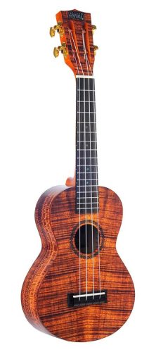 MA2KA Mahalo Artist Elite Series concert ukulele PHOTO FLAME KOA, with bag