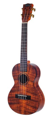 MA3KA Mahalo Artist Elite Series tenor ukulele PHOTO FLAME KOA, with bag