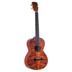   MA4KA Mahalo Artist Elite Series baritone ukulele PHOTO FLAME KOA, with bag