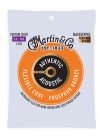 MA535FXPK3 Martin Authentic Acoustic Flexible Core string set 3 PACK 92/8 phosphor bronze, custom light, 011-015-023-032-042-052