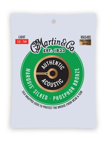 MA540S Martin Marquis Silked string set phosphor bronze, light 012-016-025-032-042-054