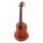 MB1TBR Mahalo  electric ukulele bass, transparent brown, with padded bag and strap