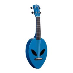   MC1AL/MBU Mahalo Creative Series ukulele "Alien" with bag, metallic blue