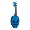 MC1AL/MBU Mahalo Creative Series ukulele "Alien" with bag, metallic blue