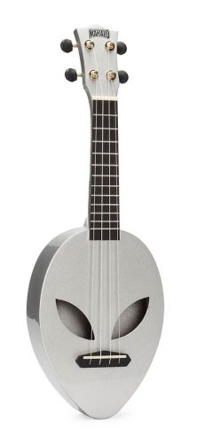 MC1AL/MSL Mahalo Creative Series ukulele "Alien" with bag, metallic silver