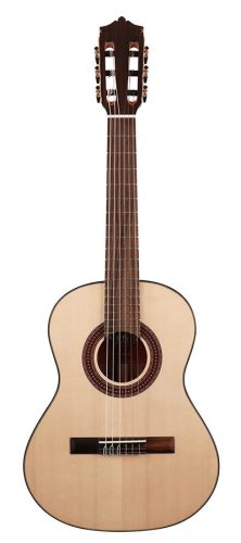 MC48S Bam Martinez Standard Series classic guitar, solid spruce top, mahogany b&s, pau ferro fb, 1/2 bambino model, 520mm