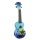 MD1HABUB Mahalo Designer Series soprano ukulele HAWAII, blue burst, with bag