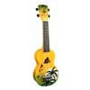 MD1HAGNB Mahalo Designer Series soprano ukulele HAWAII, green burst, with bag