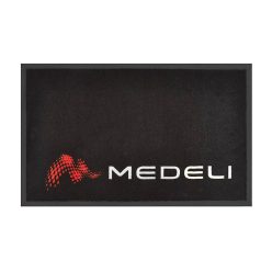 MDM60100 Medeli  promotional mat black with logo, 100x60cm