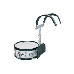  MDR-1355 Hayman  marching snare drum, white, with aluminum harness, 13 inch, 5,5 inch deep