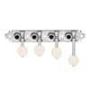 MF-40-MM-N Gotoh  machine heads for F-style mandolin, metal shaft, 69 mm, ivory button, nickel