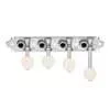 MF-40-MM-N Gotoh  machine heads for F-style mandolin, metal shaft, 69 mm, ivory button, nickel