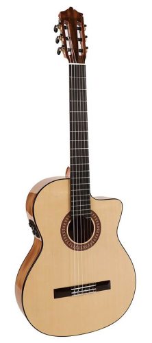 MFG-ASCE Martinez Flamenco Series flamenco guitar with solid spruce top, agathis b&s, pau ferro fb, Martinez STF pickup