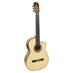   MFG-CSCE Martinez Flamenco Series flamenco guitar with solid spruce top, solid cypress b&s, ebony fb, Fishman Presys Blend