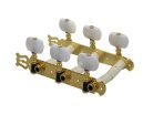 MH093GK-A1W Salvador Cortez  genuine replacement part set of machine heads 3L3R, gold with pearloid pegs, for model 70