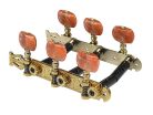 MH102G-P1R Salvador Cortez  genuine replacement part set of machine heads 3L3R, gold with salmon pegs, for model 50