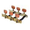 MH102G-P1R Salvador Cortez  genuine replacement part set of machine heads 3L3R, gold with salmon pegs, for model 50