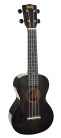 MH2TBK Mahalo Hano Series concert ukulele, transparent black, with bag