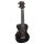 MH2TBK Mahalo Hano Series concert ukulele, transparent black, with bag